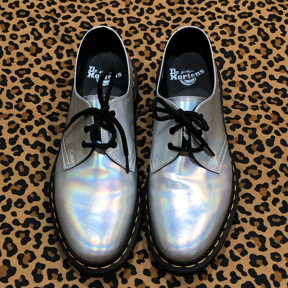 Dr. Martens Shoes - Dr. Martens Women’s 1461 RS Silver Lazer Oxford *Size 9*
